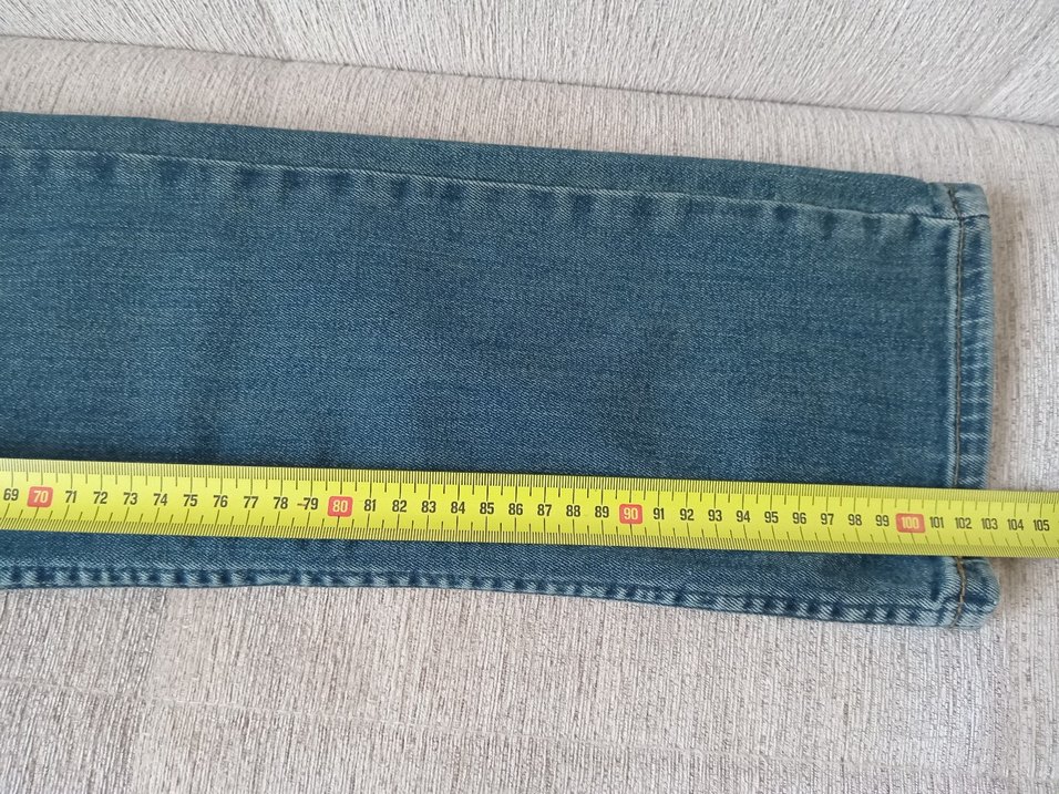 Esnek Mavi Erkek Normal Bel Jean pantolon. - Görsel 2