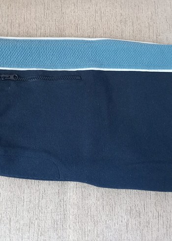 Erkek Lacivert Mavi Fermuarlı Rahat Şort - Görsel 5