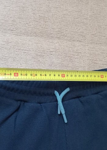 Erkek Lacivert Mavi Fermuarlı Rahat Şort - Görsel 3