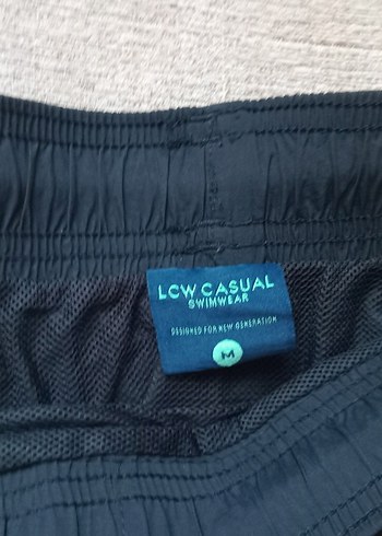 Siyah Erkek Midi Boy Rahat Kesim mayo - Görsel 2