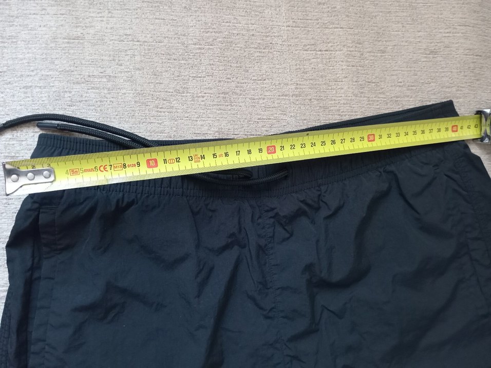 Siyah Erkek Midi Boy Rahat Kesim mayo - Görsel 5