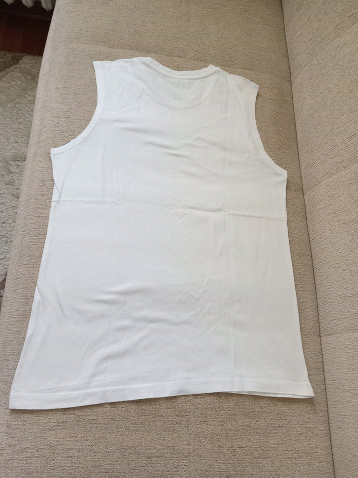 Erkek Kolsuz Bisiklet Yaka Baskılı tshirt. - Görsel 3