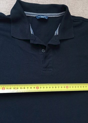 Siyah Erkek Polo Tişört Kısa Kollu - Görsel 4