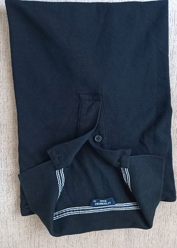 Siyah Erkek Polo Tişört Kısa Kollu - Görsel 7