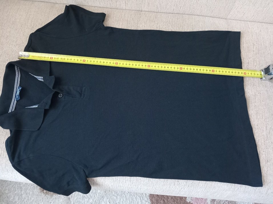 Siyah Erkek Polo Tişört Kısa Kollu - Görsel 2