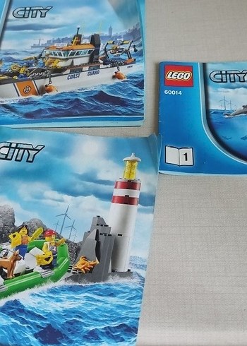  Beden Renkli Turuncu Lego Sahil güvenlik Seti
