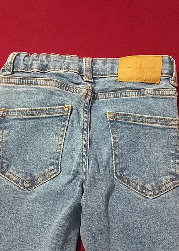 Mavi kiz Çocuk Dar Kesim Kot Pantolon - Görsel 4