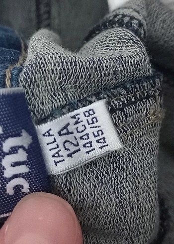 Lacivert kiz çocuk Kot Etek - Görsel 3