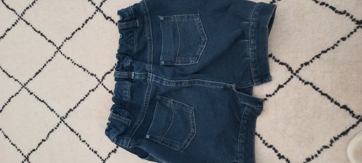 Lacivert kiz çocuk Kot Etek - Görsel 4