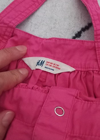 Renkli Düğmeli Kız Çocuk Elbisesi slopet - Görsel 3