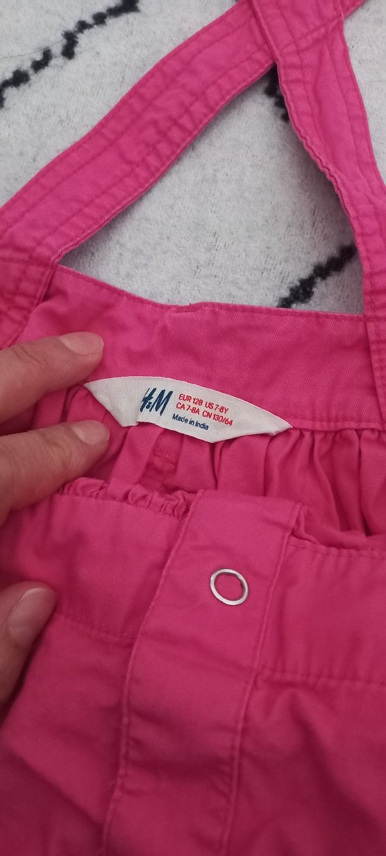 Renkli Düğmeli Kız Çocuk Elbisesi slopet - Görsel 3