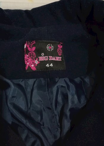 Çift Düğmeli Lacivert Kaban - Görsel 3