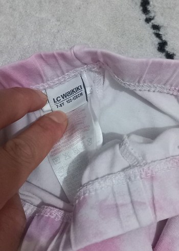 Kız Çocuk Pembe Basic Tayt - Görsel 2