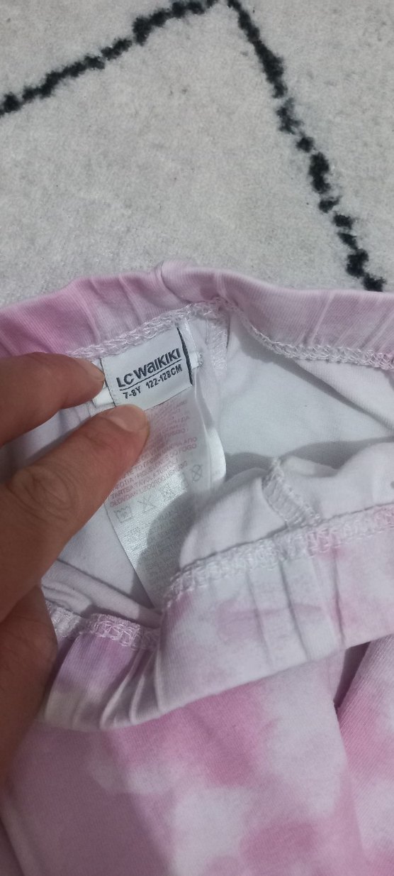 Kız Çocuk Pembe Basic Tayt - Görsel 2