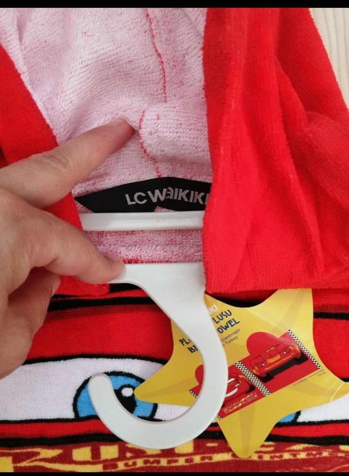 Kapüşonlu Şimşek McQueen Panço - Görsel 4