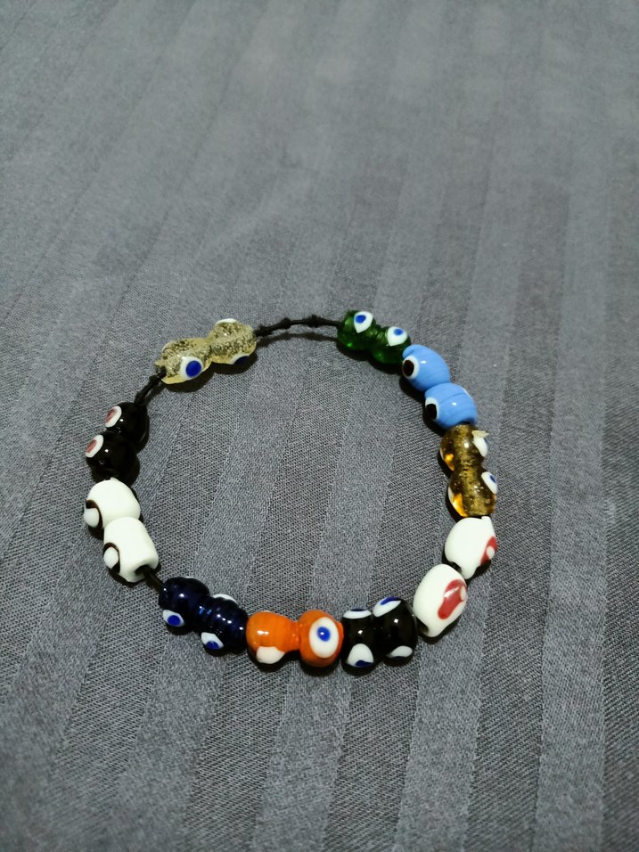 Renkli Boncuklu Kadın Bileklik - Görsel 2