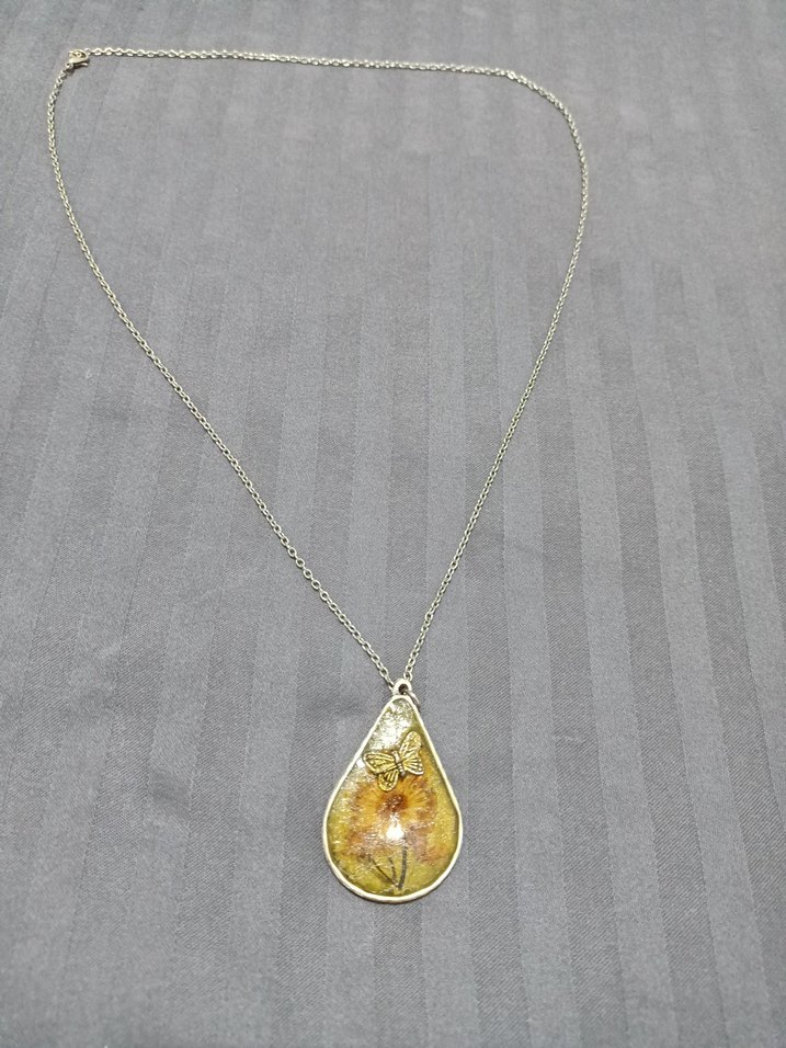 Uzun Zincirli Bohem Çiçekli Kadın Kolye - Görsel 2