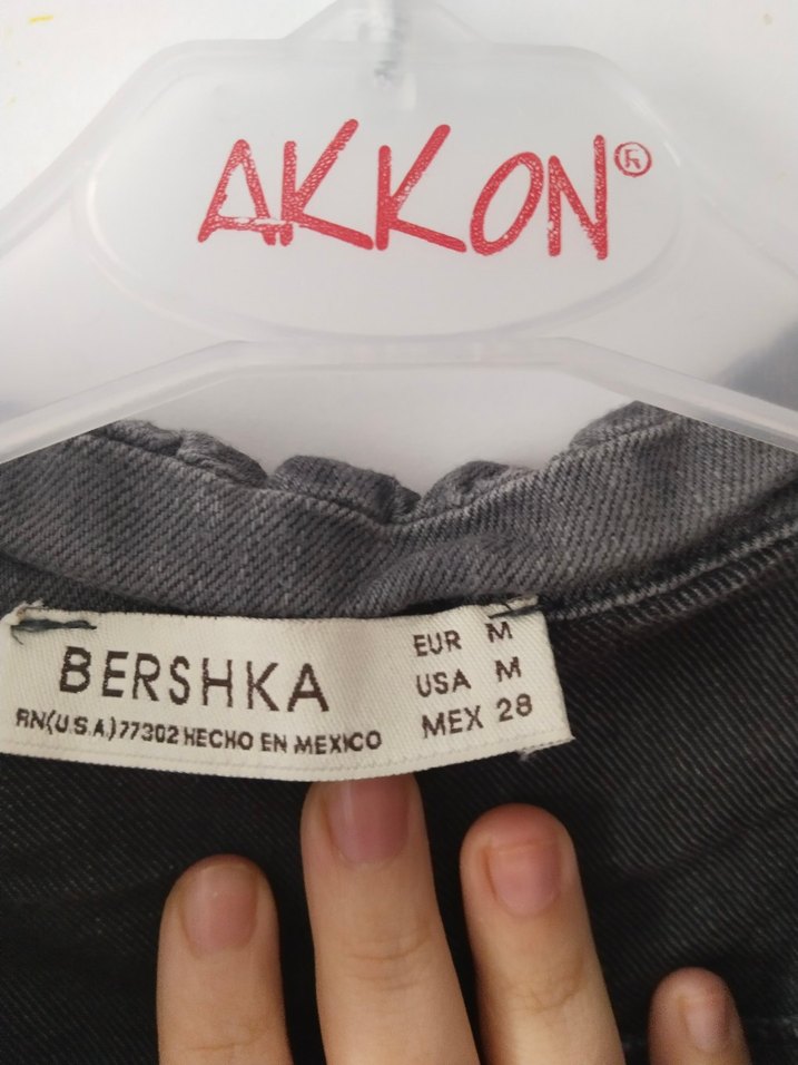 Kız Çocuk Gri Kolsuz Denim Bolero - Görsel 2