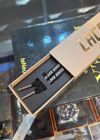 Golden Goose siyah sneaker bağcığı - Görsel 5