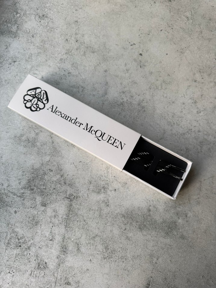 Alexander McQueen Siyah Bağcık - Görsel 2