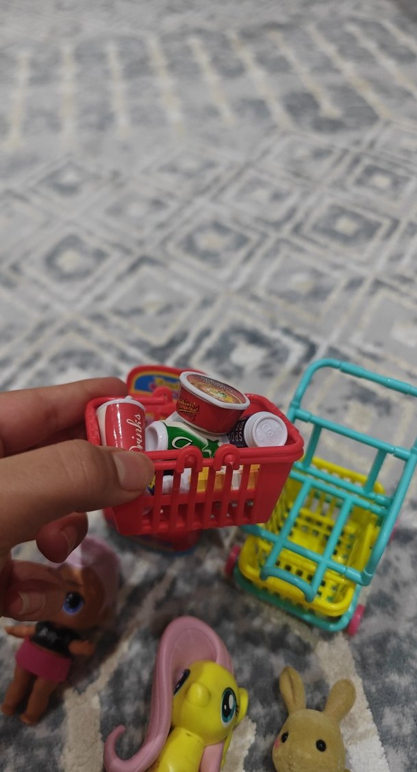 mini market seti+my little pony+LOL bebek oyuncak seti - Görsel 2