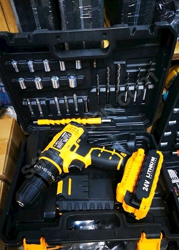 24V Kablosuz şarzlı Matkap Seti - Görsel 2