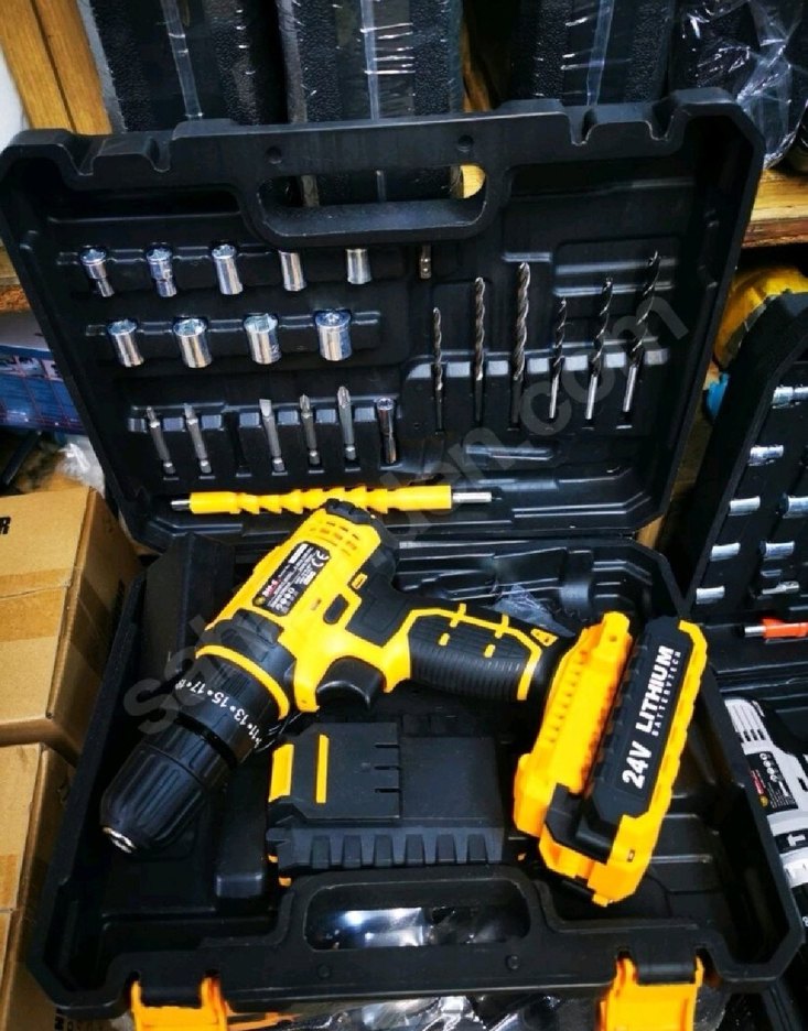 24V Kablosuz şarzlı Matkap Seti - Görsel 2