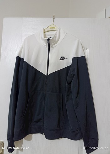 Nike Sportswear Heritage Windrunner Ceket Siyah Beyaz