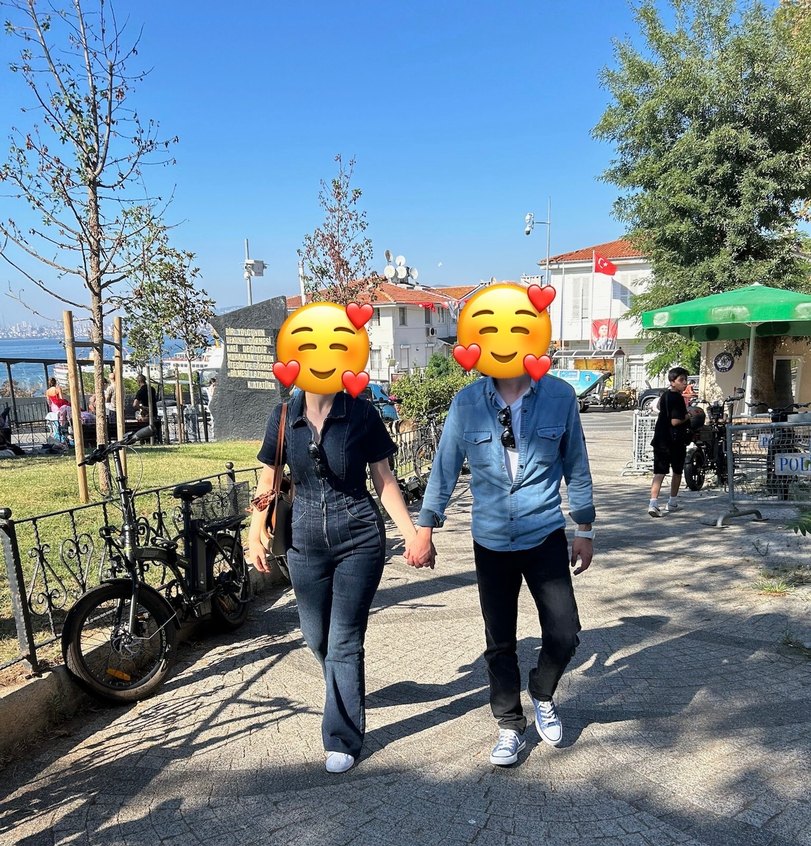 Kadın Lacivert Denim Fermuarlı Tulum - Görsel 5