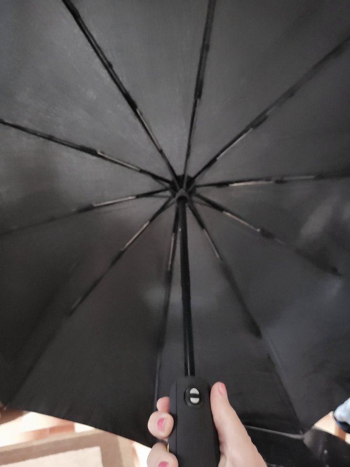 Siyah Kemerli Erkek Biker Şemsiye - Görsel 4