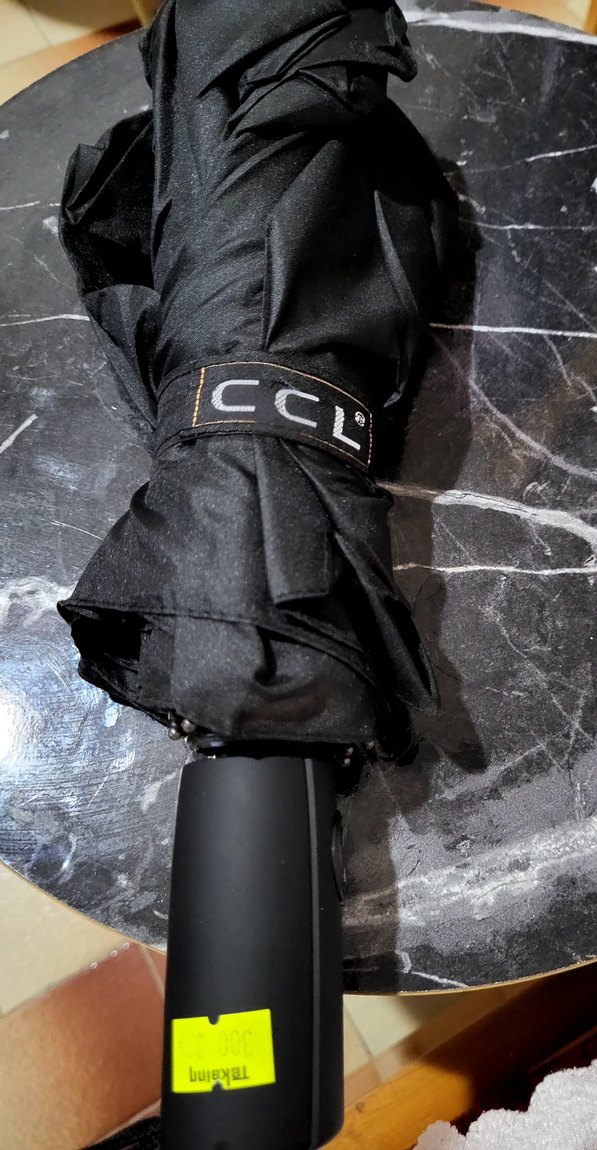 Siyah Kemerli Erkek Biker Şemsiye - Görsel 3