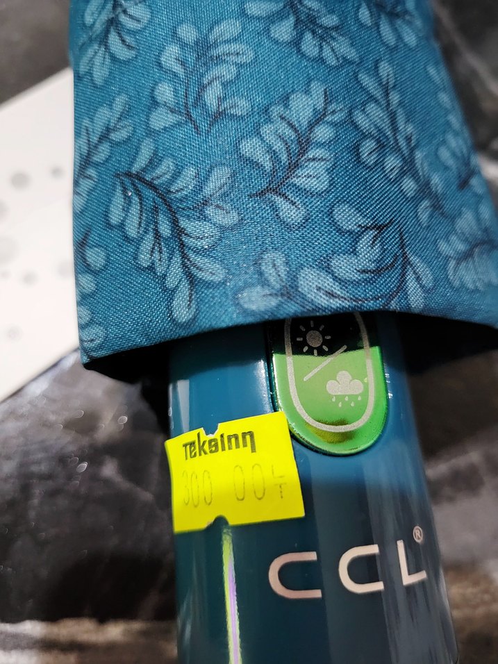 Kadın Lacivert Desenli Şemsiye Velcro'lu - Görsel 5