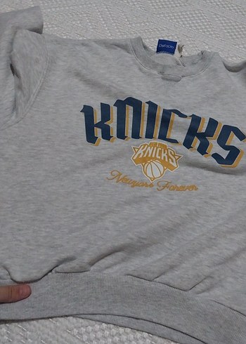Defacto Gri Kadın Uzun Kollu Basic Sweatshirt