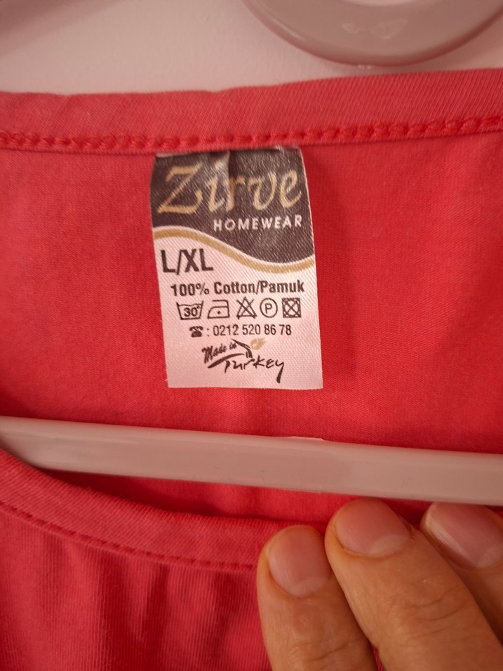 Pembe Kısa Kollu Baskılı Tişört   uygundur - Görsel 5