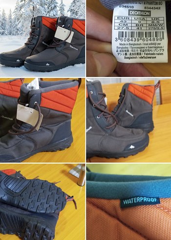 Decathlon Quechua Erkek Outdoor Kar Botu - Görsel 6