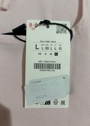 Zara Pembe Kadın Askılı Basic Atlet