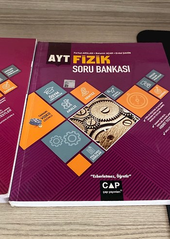  Çap yayınları Ayt kimya ve fizik soru bankası