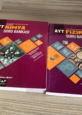  Beden Çap yayınları Ayt kimya ve fizik soru bankası