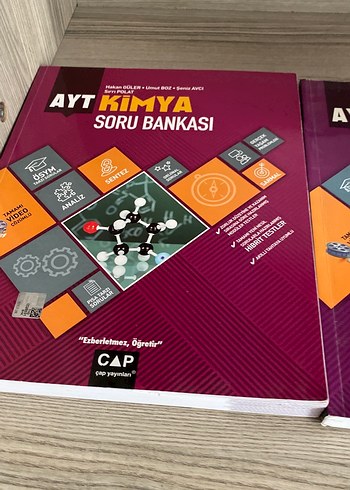 Çap yayınları Ayt kimya ve fizik soru bankası