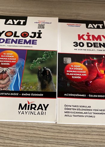 Beden AYT Biyoloji 30 Deneme Sınavı Kitabı