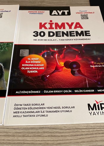  AYT Biyoloji 30 Deneme Sınavı Kitabı
