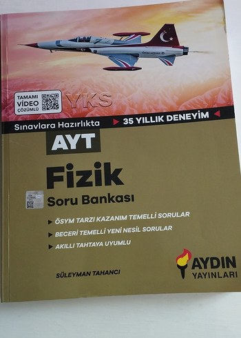  Beden Aydın yayınları AYT ve TYT Fizik Soru Bankası Seti