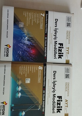 Aydın yay. Fizik AYT Ders İşleyiş Modülleri 7-8. Modül Kitapları