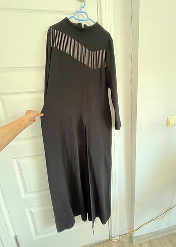 Tesettür pantolon üstü abiye