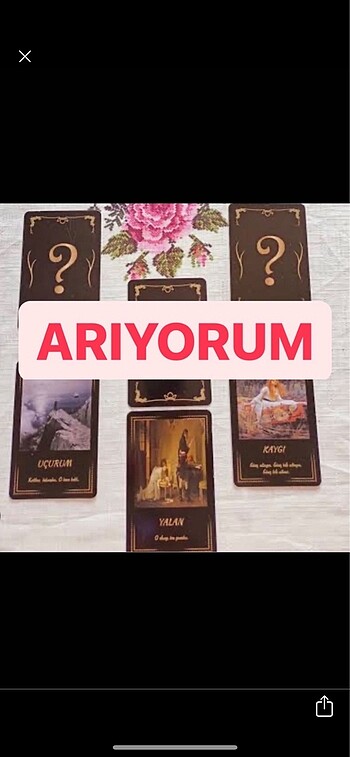 Sandık tarot destesi arıyorum