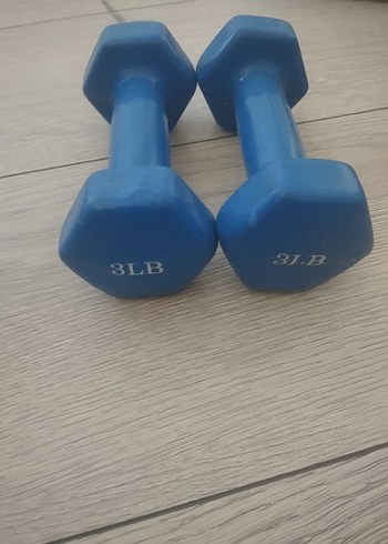 Mavi 1.5 kg çifti 3 kg Dambıl Çift Seti
