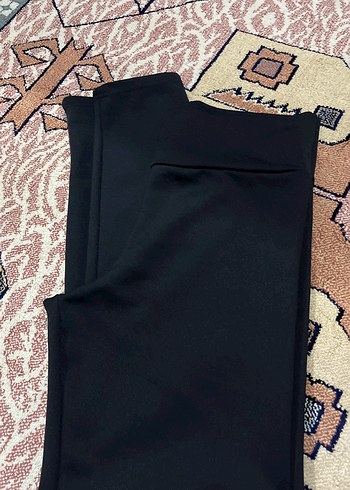 Siyah Midi Kadın Tayt - Görsel 3