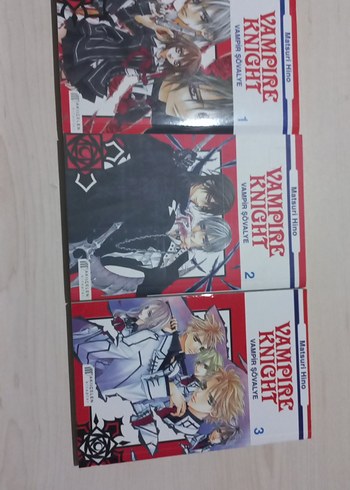 Vampire Knight 1-3 Manga Seti