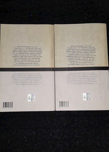 Montaigne - Denemeler Kitap(TANE FİYATIDIR) - Görsel 3