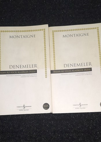 Montaigne - Denemeler Kitap(TANE FİYATIDIR) - Görsel 2